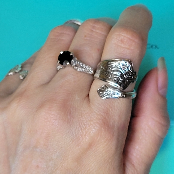 1872 Tiffany & Company Persian Spoon Ring in Sterling Silver #92 - Picture 2 of 13